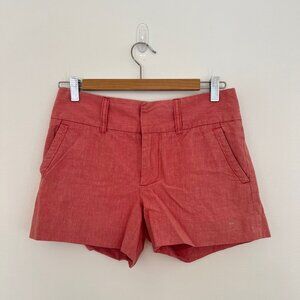 Marc by Marc Jacobs Coral Linen Blend Shorts - Size 4